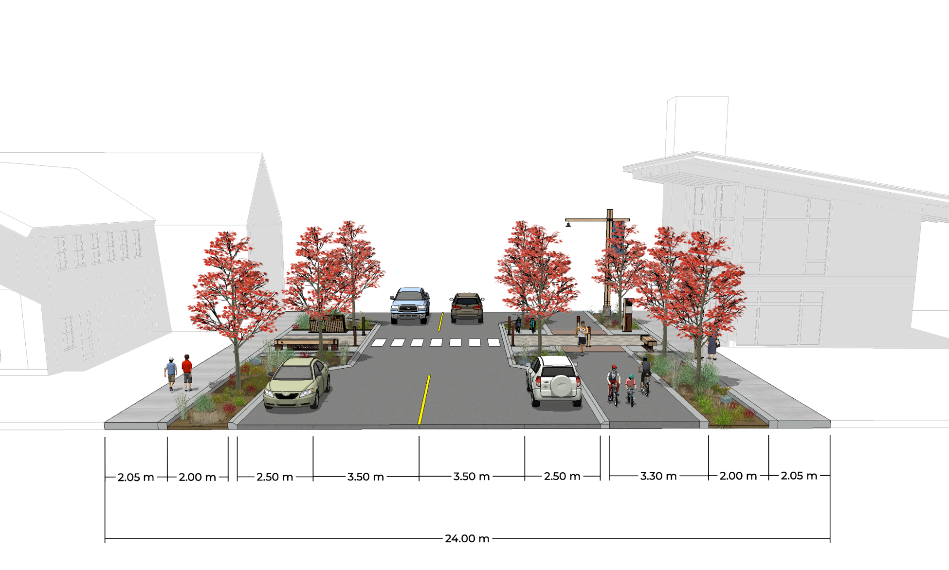 CANAL FLATS DOWNTOWN STREETSCAPE PLAN