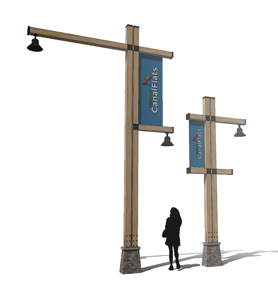 CANAL FLATS DOWNTOWN STREETSCAPE PLAN