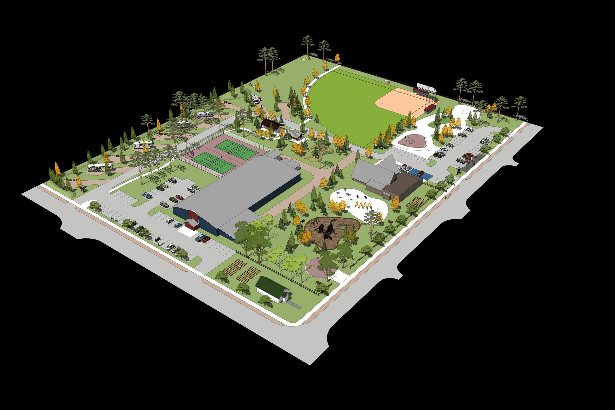 CANAL FLATS LION’S PARK CONCEPT PLAN