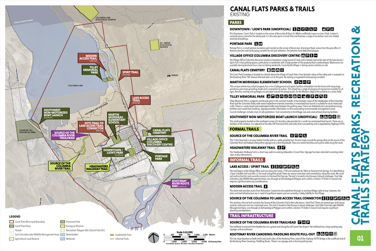 CANAL FLATS PARKS, RECREATION & TRAILS STRATEGY