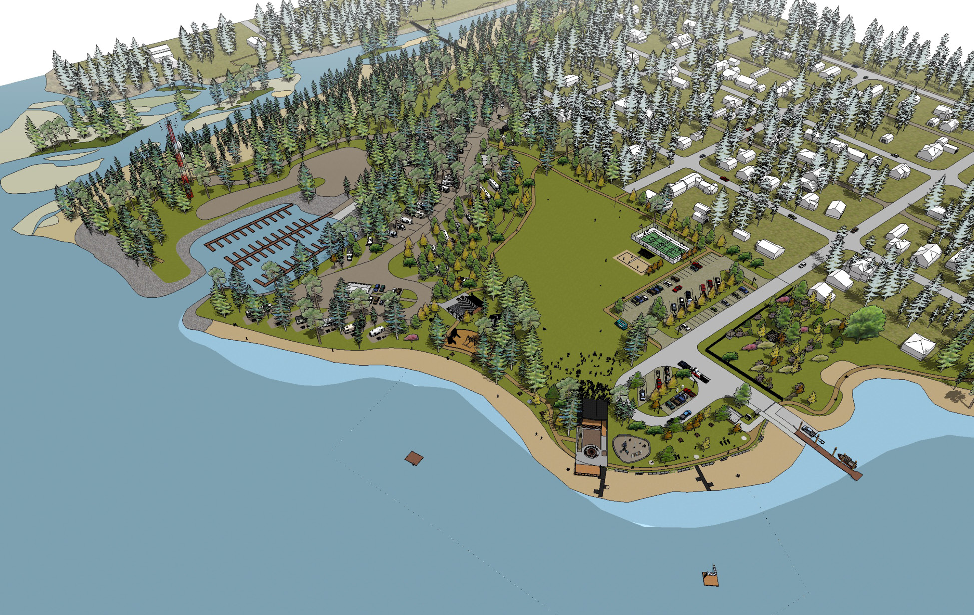 NEW DENVER CENTENNIAL PARK MASTER PLAN CONCEPT