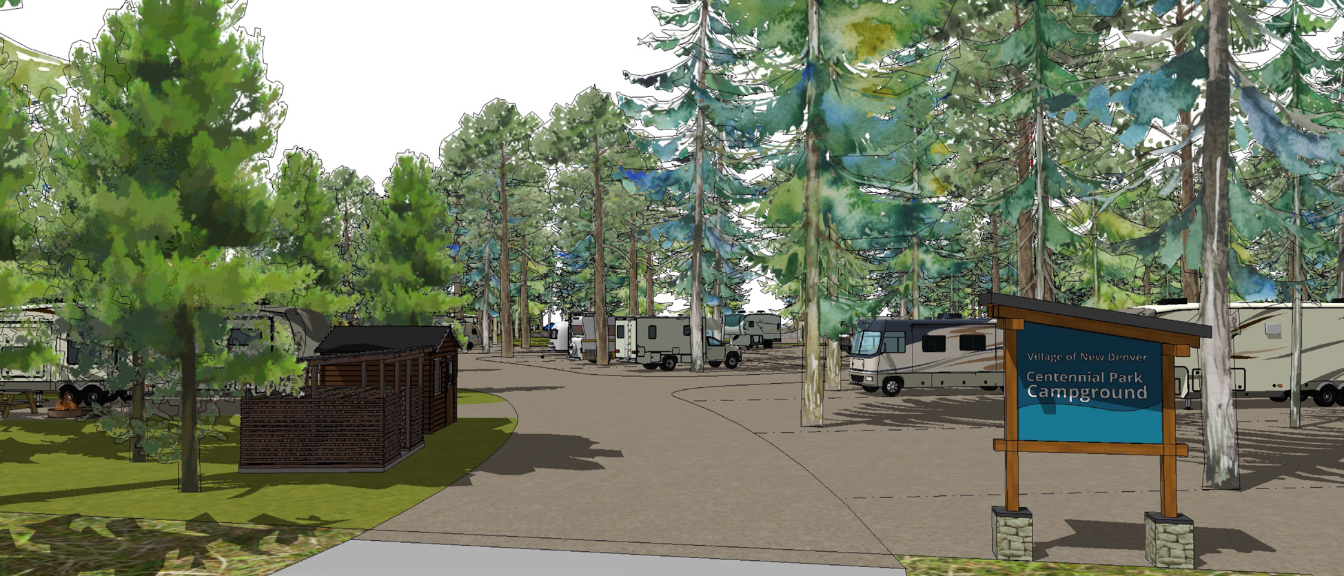 NEW DENVER CENTENNIAL PARK MASTER PLAN CONCEPT