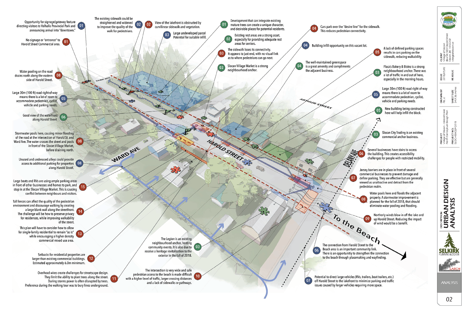 SLOCAN HAROLD STREET NORTH CONCEPTUAL DESIGN PLAN